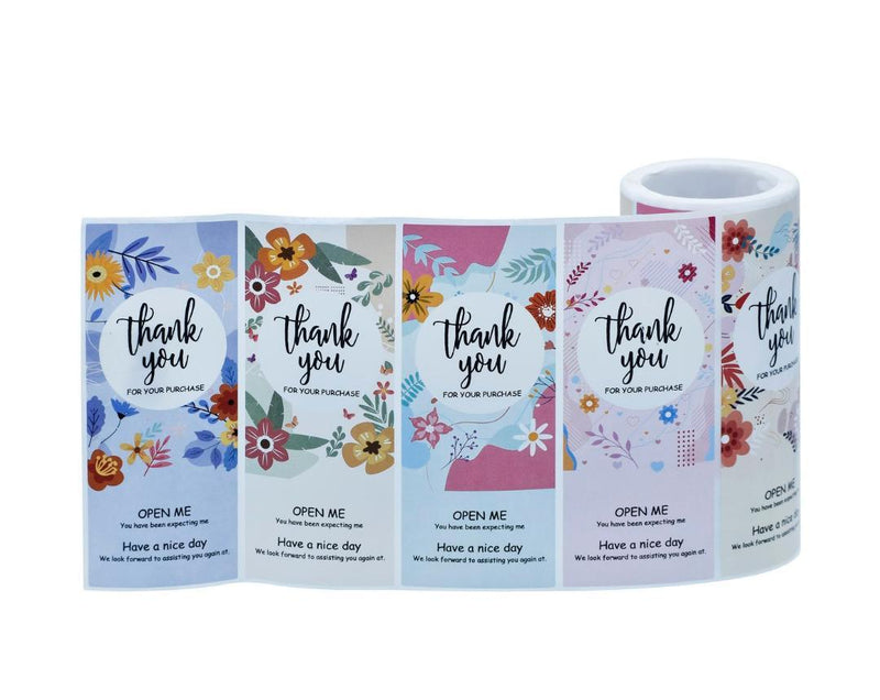 Thank You Sticker Roll for Small Business– 40x100MM – 150 Stickers – K-158-S