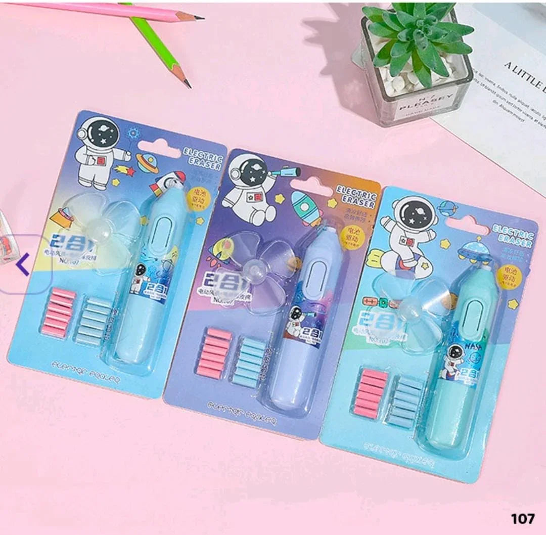 Electric Eraser With Fan l Pack of 1