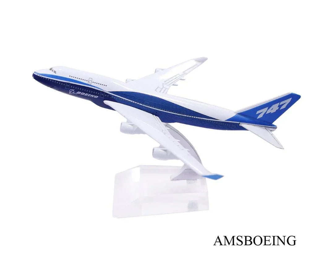 Miniature Boeing Aircraft Model – Small Collectible Plane AMSBOEING