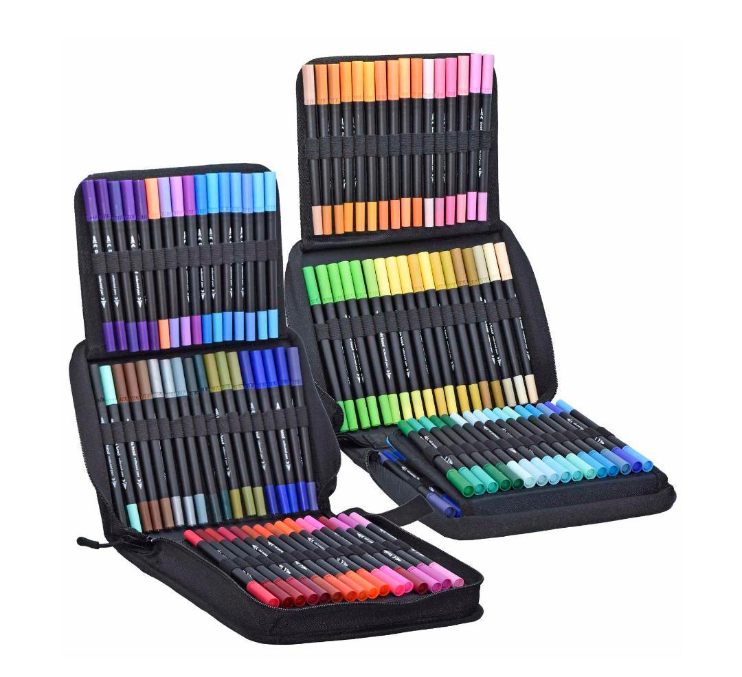 Dual Brush Pens – 100 Colourful Shades – DBPC-100