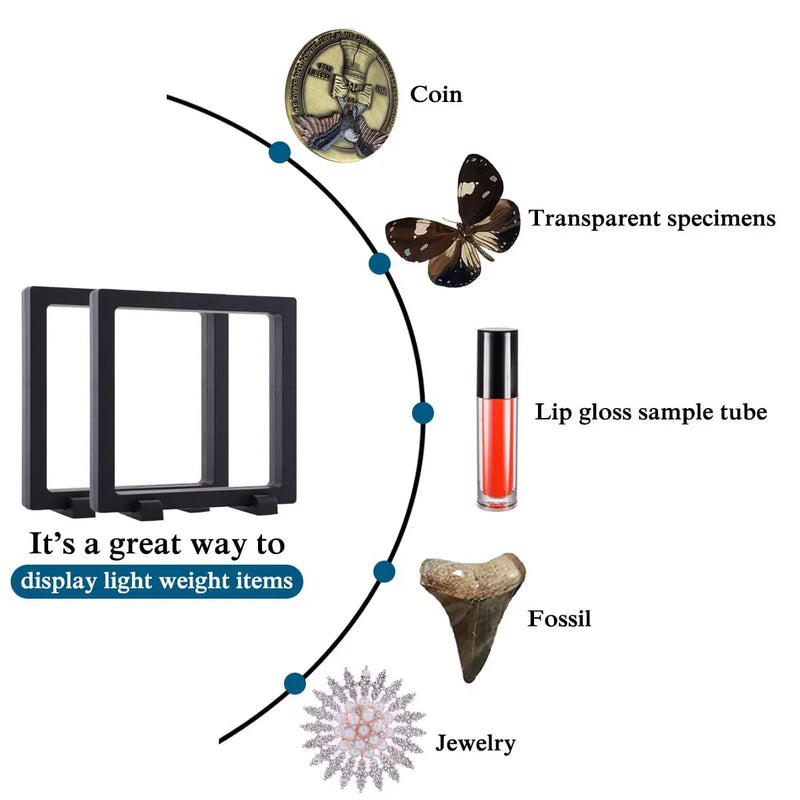 (Buy 1 Get 1 Free) PE Film Jewellery Display Box Moisture-Proof Storage Box I White Colour