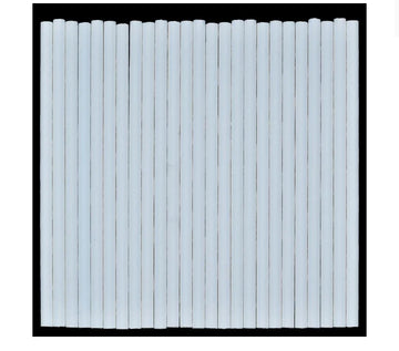 Jags Paper Straws – White Plain, 6mm (50 Pcs)
