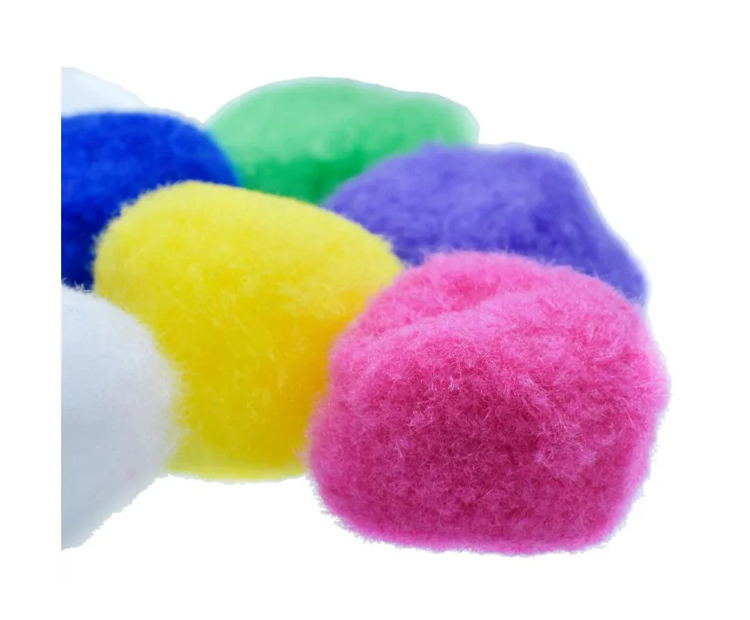 Craft Pom Pom Balls – Big Size 4cm (10 Pcs)