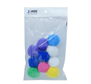 Craft Pom Pom Balls – Big Size 4cm (10 Pcs)