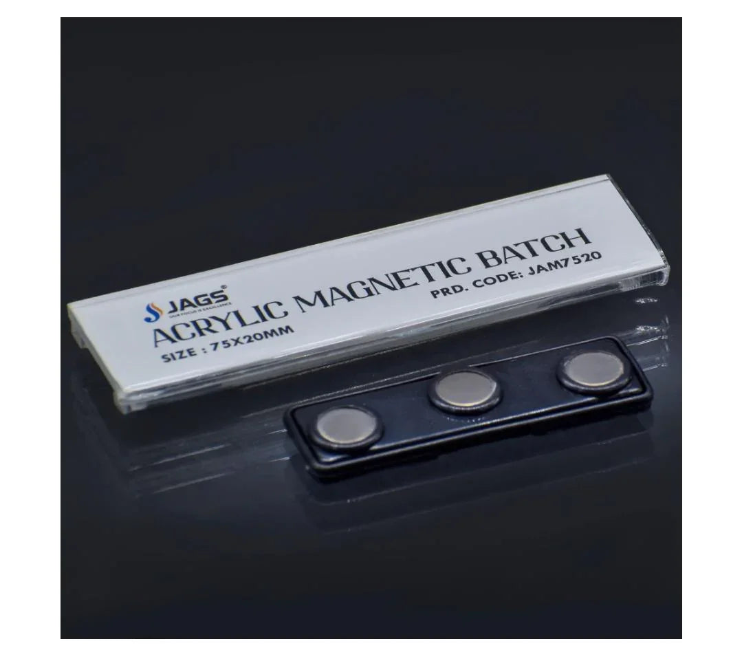 Jags Acrylic Magnetic Badge – 75x20MM