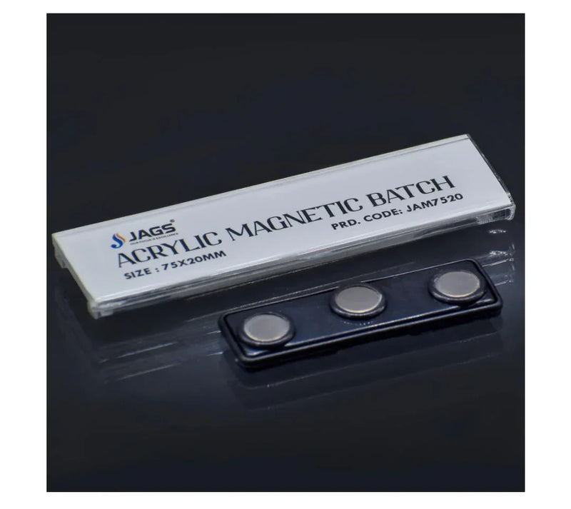 Jags Acrylic Magnetic Badge – 75x20MM