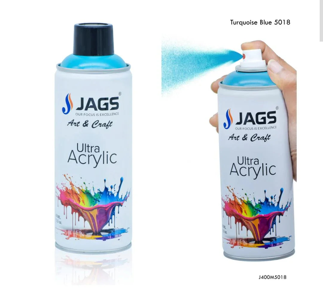 Jags Spray Ultra Acrylic – 400ml – Turquoise Blue