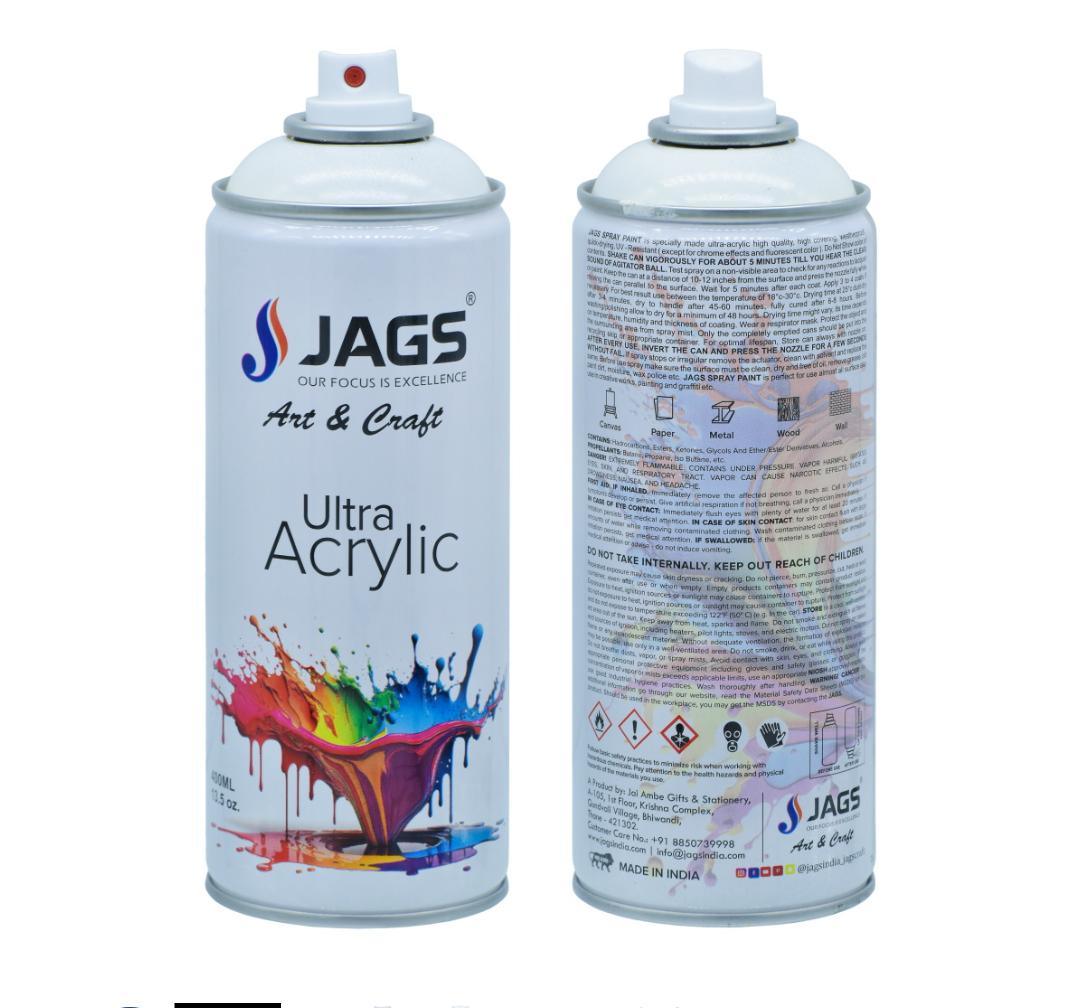 Jags Spray Ultra Acrylic – 400ml – Ivory