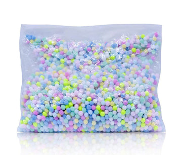Craft Pom Pom Ball 1CM – Pastel Colors – 4000pcs
