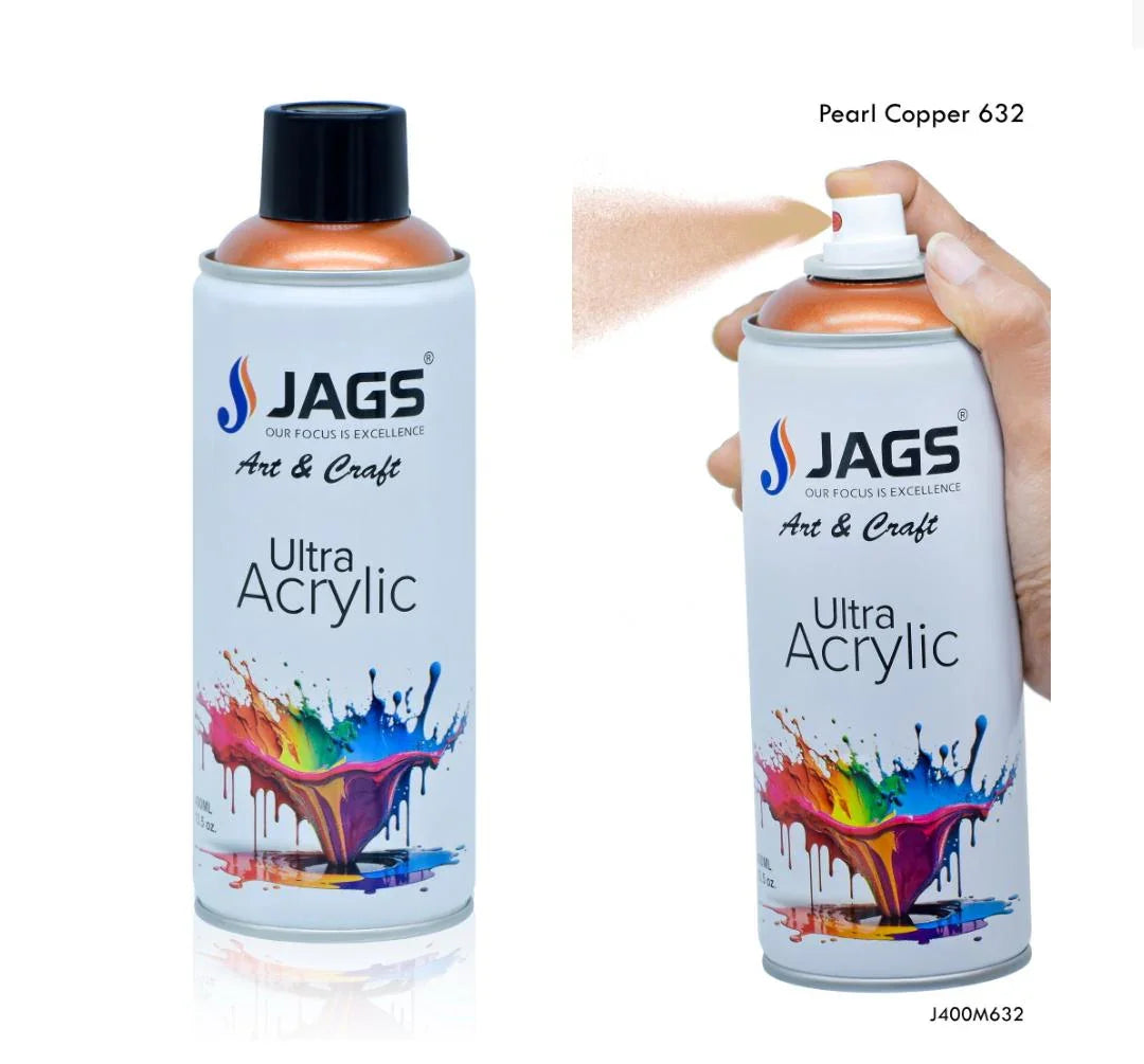 Jags Spray Ultra Acrylic 400ml – Pearl Copper 632