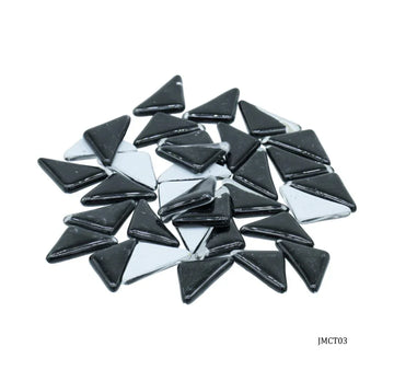 Jags Mosaic Chips Triangular 15X4MM 35 Pcs – JMCT03 (S-Black)
