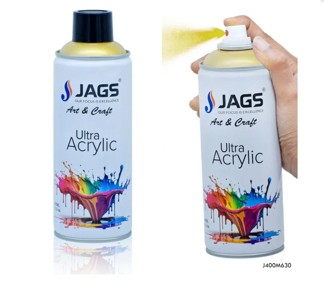 Jags Spray Ultra Acrylic 400ml – Gold Pearl