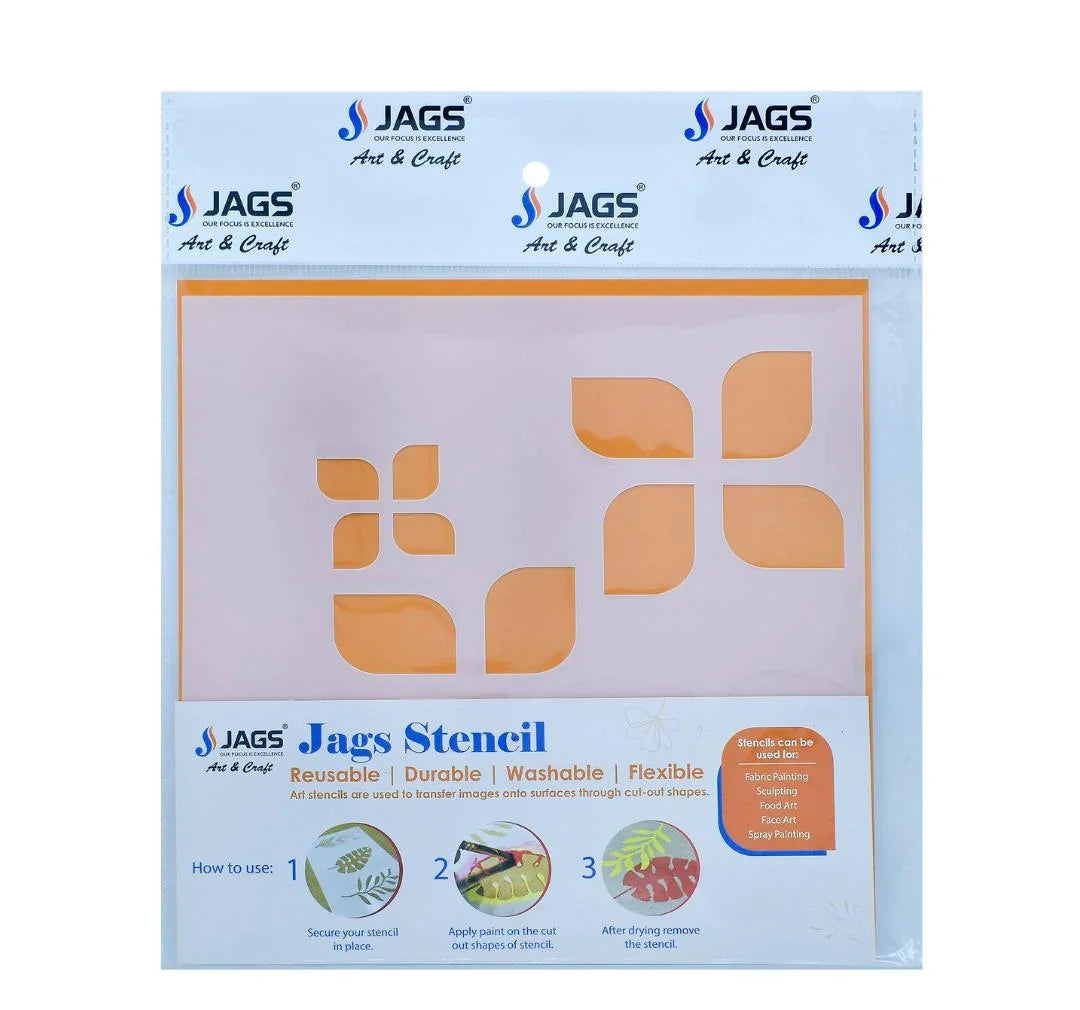 Jags 6x6 Inch Plastic Stencil