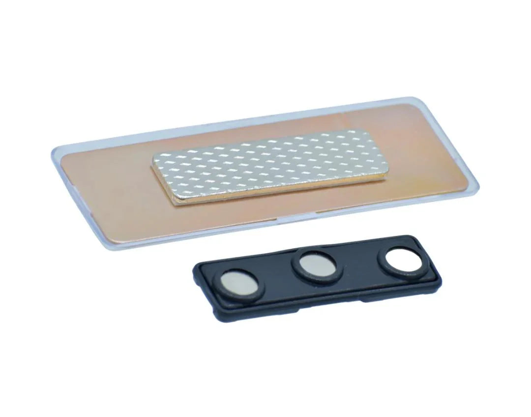 Transparent Magnetic Badge – Rose Gold Top