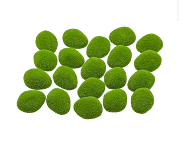 Artificial Decorative Grass Stone – Green – 1x20Pcs