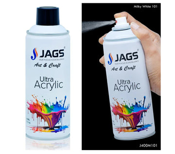 Jags Spray Ultra Acrylic 400ml – Milky White 101