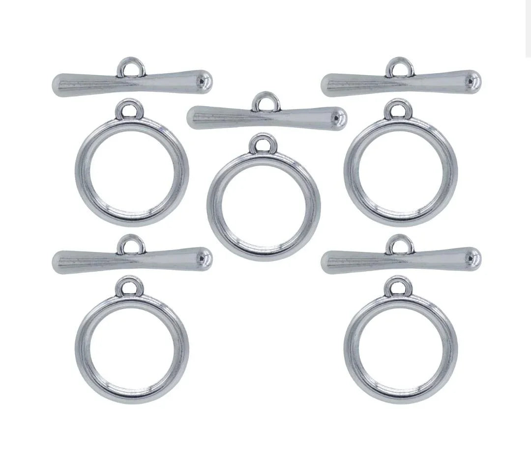 Metal Craft Fitting – 5 Pcs Toggle Clasp Set –
