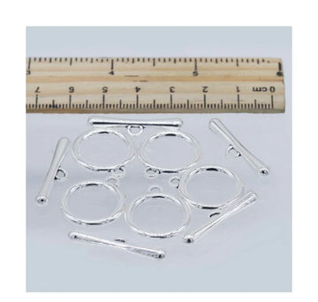 Metal Craft Fitting – 5 Pcs Toggle Clasp Set –