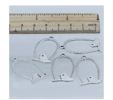 Metal Craft Fitting – 5 Pcs Birdcage Design
