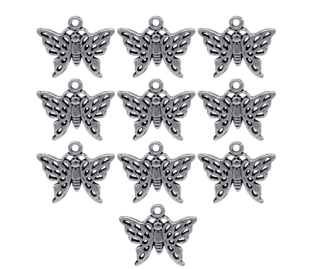 Metal Craft Fitting – 10 Pcs Butterfly