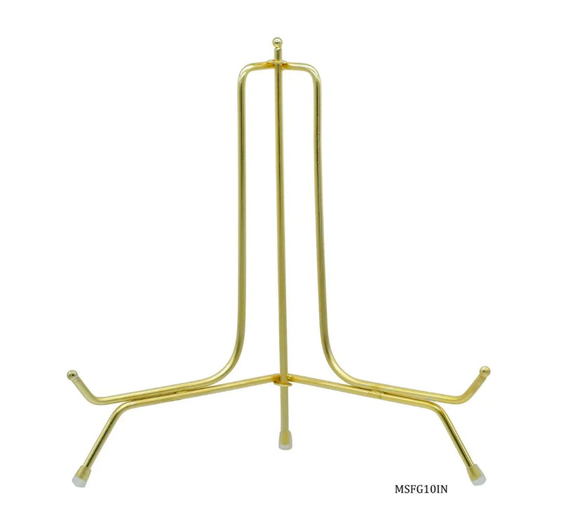Metal Stand Folding Gold 10 Inch