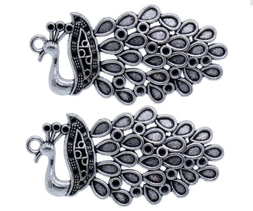 Metal Craft Fitting 2 Pcs Peacock