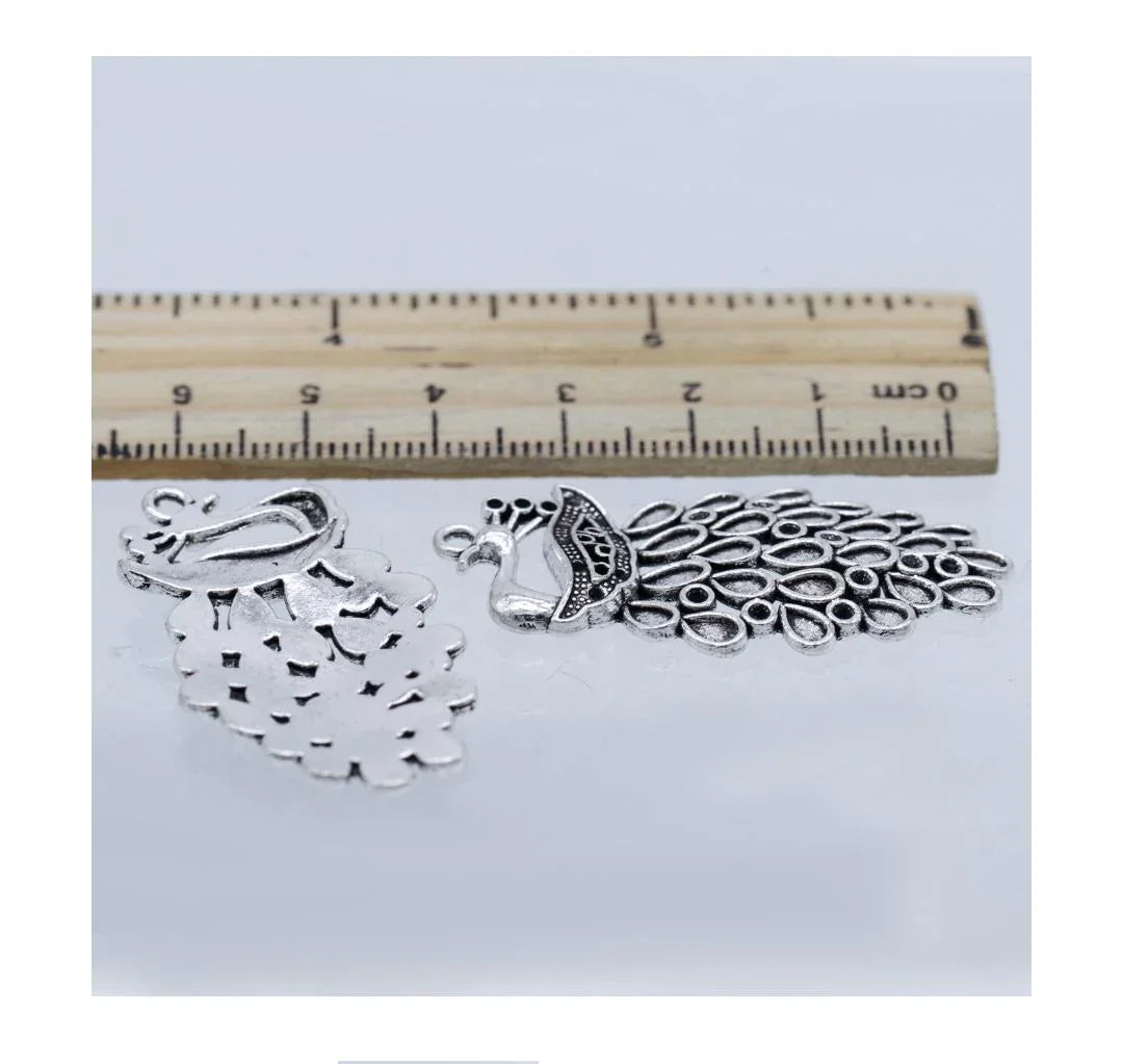 Metal Craft Fitting 2 Pcs Peacock