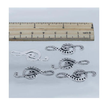 Metal Craft Fitting – 5 Pcs Music Symbol