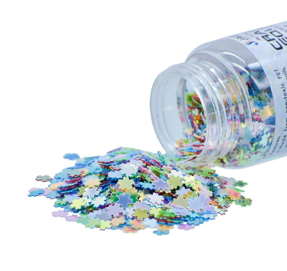 Jags Craft Sequins – Flower 4MM  20g Multi Colour