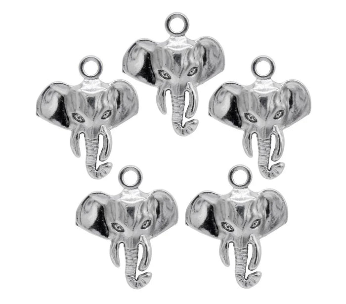 Metal Craft Fitting 5 Pics Elephant Head