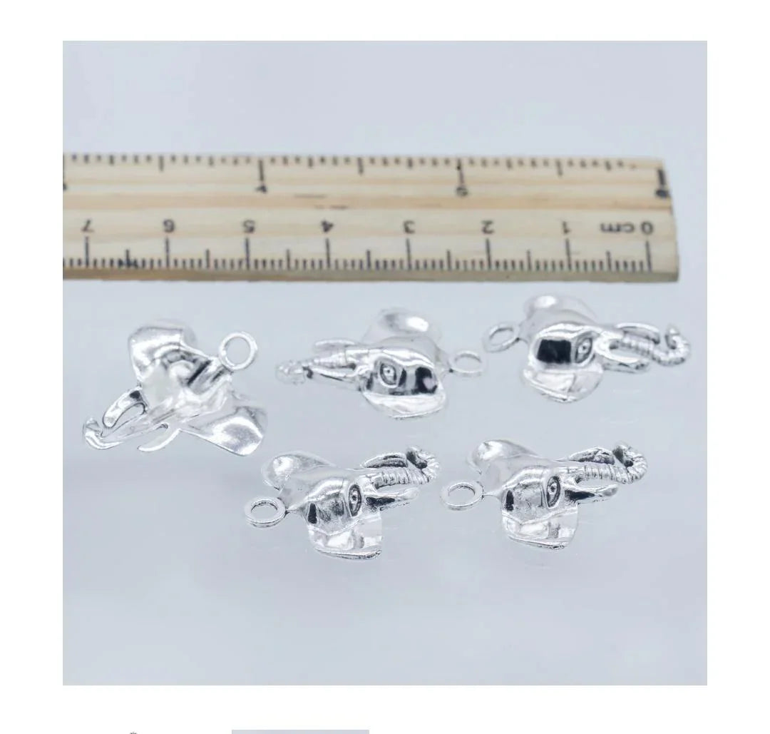 Metal Craft Fitting 5 Pics Elephant Head