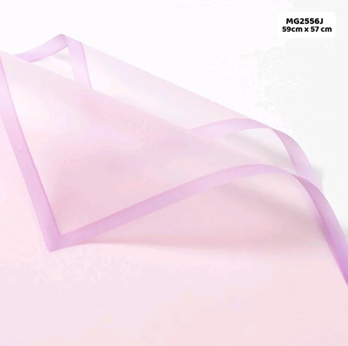 Premium Wrapping Paper Plastic l Pack of 20 Sheet