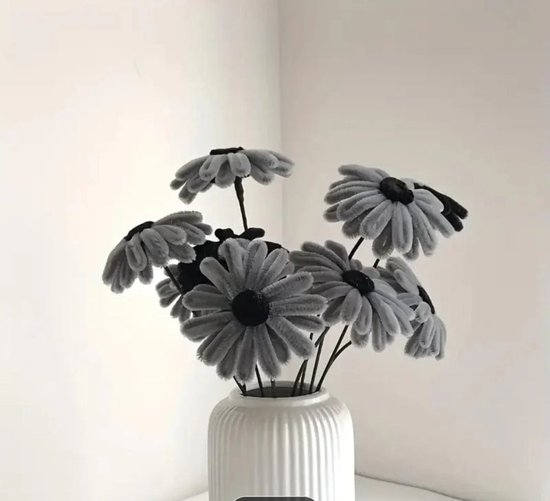 Grey Pipe Cleaner Plain l Pack of 100Pc l