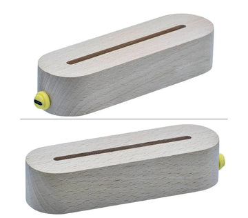 Wooden Stand With C Pine LED Light 5.5 Inch