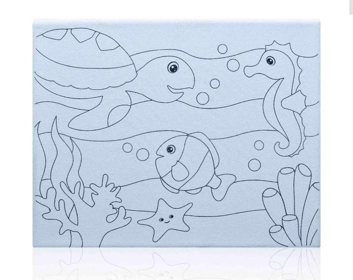 Stretched Canvas Pre Marked 8X10 (1pcs) pack of 1