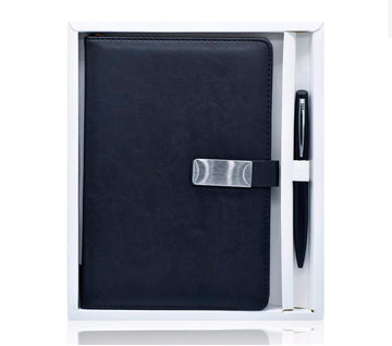 Gifts Set Diary With Ball Pen 2in1 Black