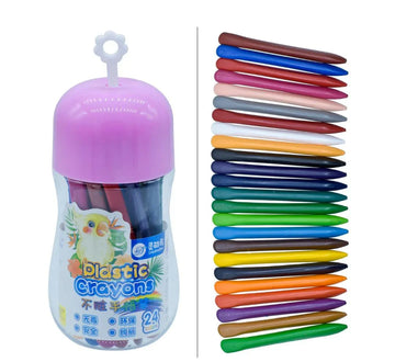 Plastic Crayons 12 Colour 2023-24