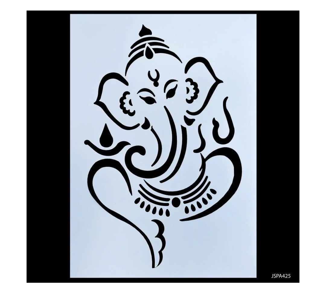 Jags Stencil Plastic A4 Ganesh (1 No)