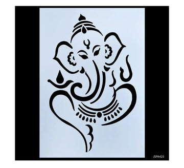 Jags Stencil Plastic A4 Ganesh (1 No)