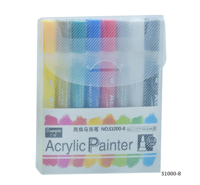 Acrylic Painter Water Based Marker 8Pcs