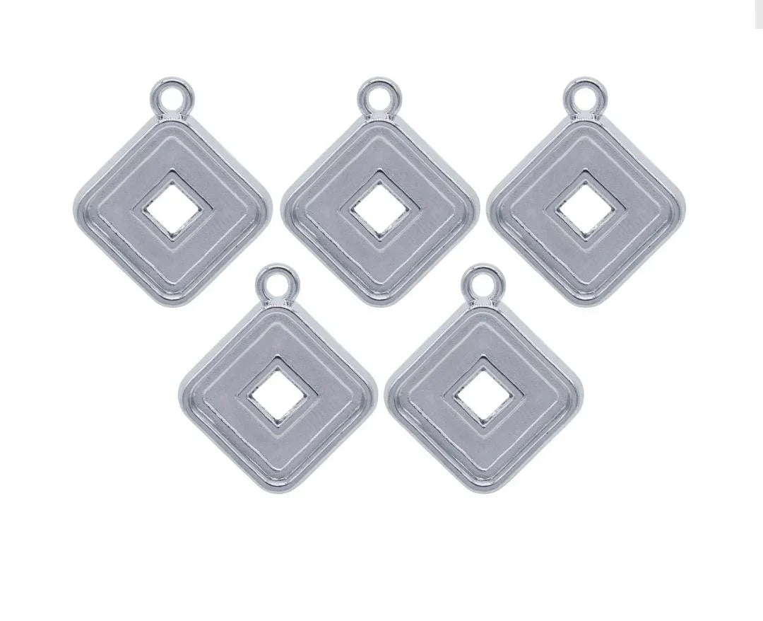 Metal Craft Fitting 5 Pcs Square