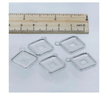 Metal Craft Fitting 5 Pcs Square