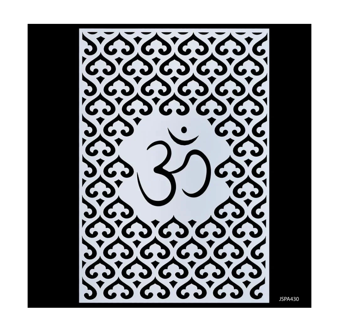 Jags Stencil Plastic A4 OM (2 No)