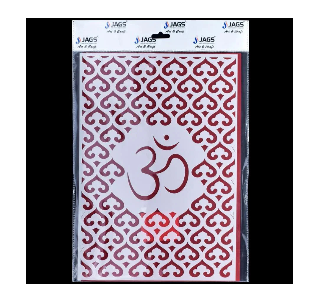 Jags Stencil Plastic A4 OM (2 No)