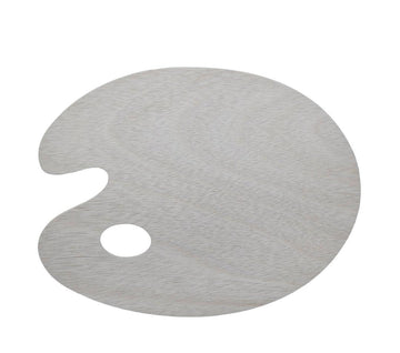 Wooden Plate Drawing Oval 5MM 24x30cm
