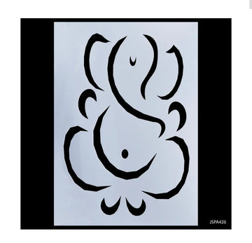 Jags Stencil Plastic A4 Ganesh (2 No)