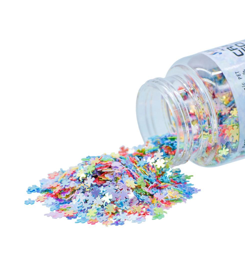 Jags Craft Sequins Multi Colour 20GMS Flower 3MM