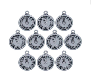 Metal Craft Fitting 10 Pcs Roman Clock