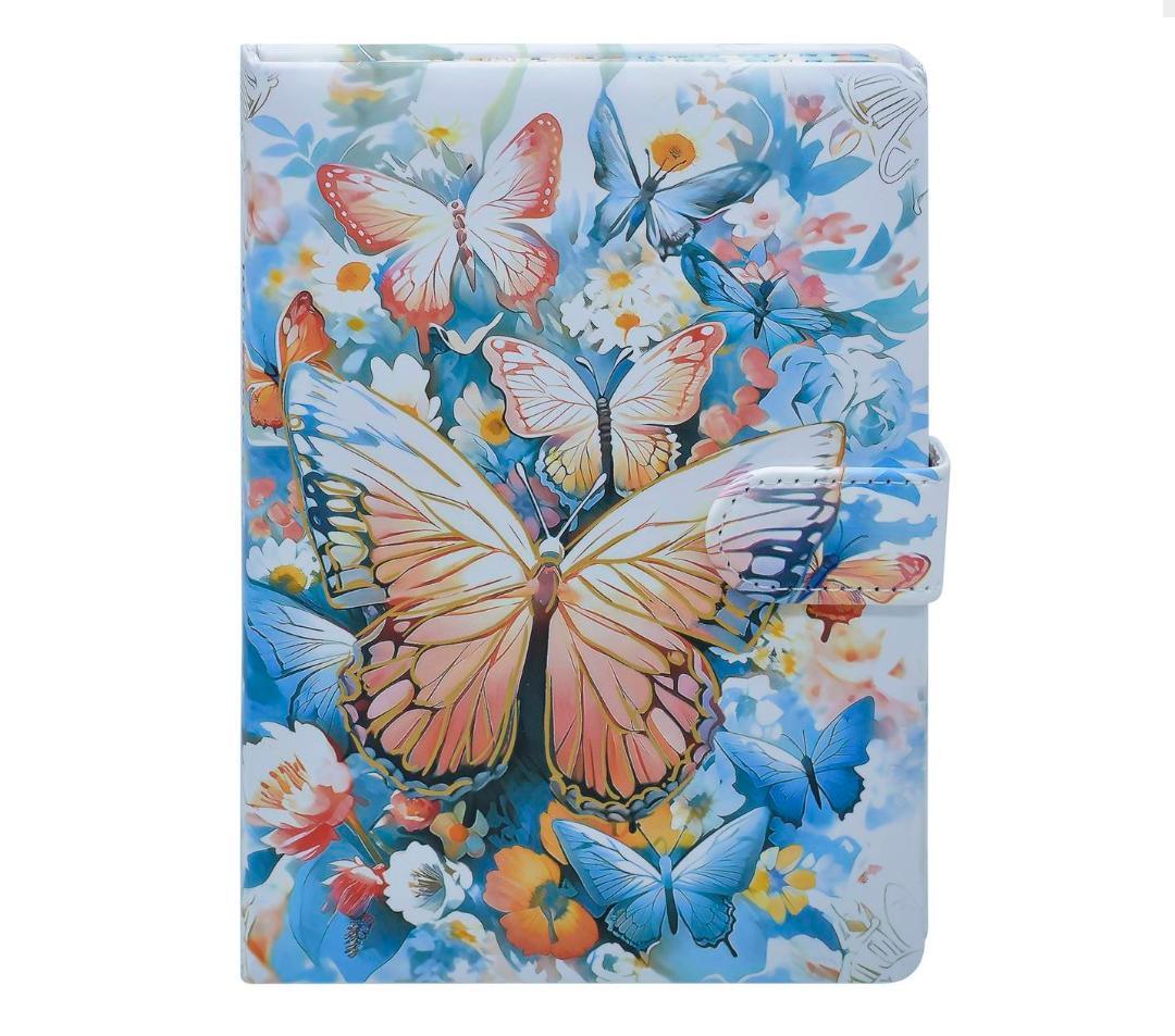 Fancy Printed Butterfly Notebook – B6 – Inkarto