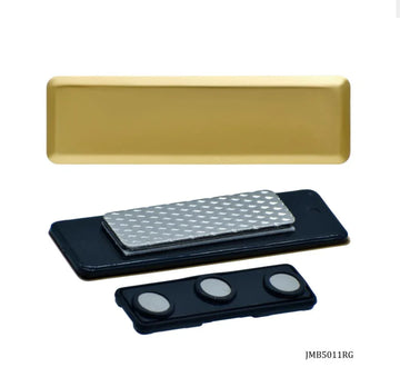 Jags Magnetic Badge 70 × 20 mm – Rose Gold